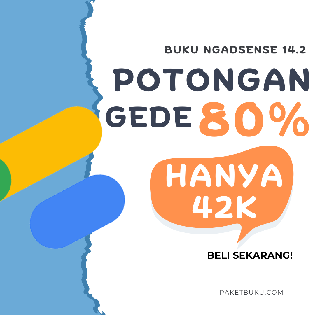 PAKET BUKU NGADSENSE 14.2 FULL UPDATE + Addon & Video