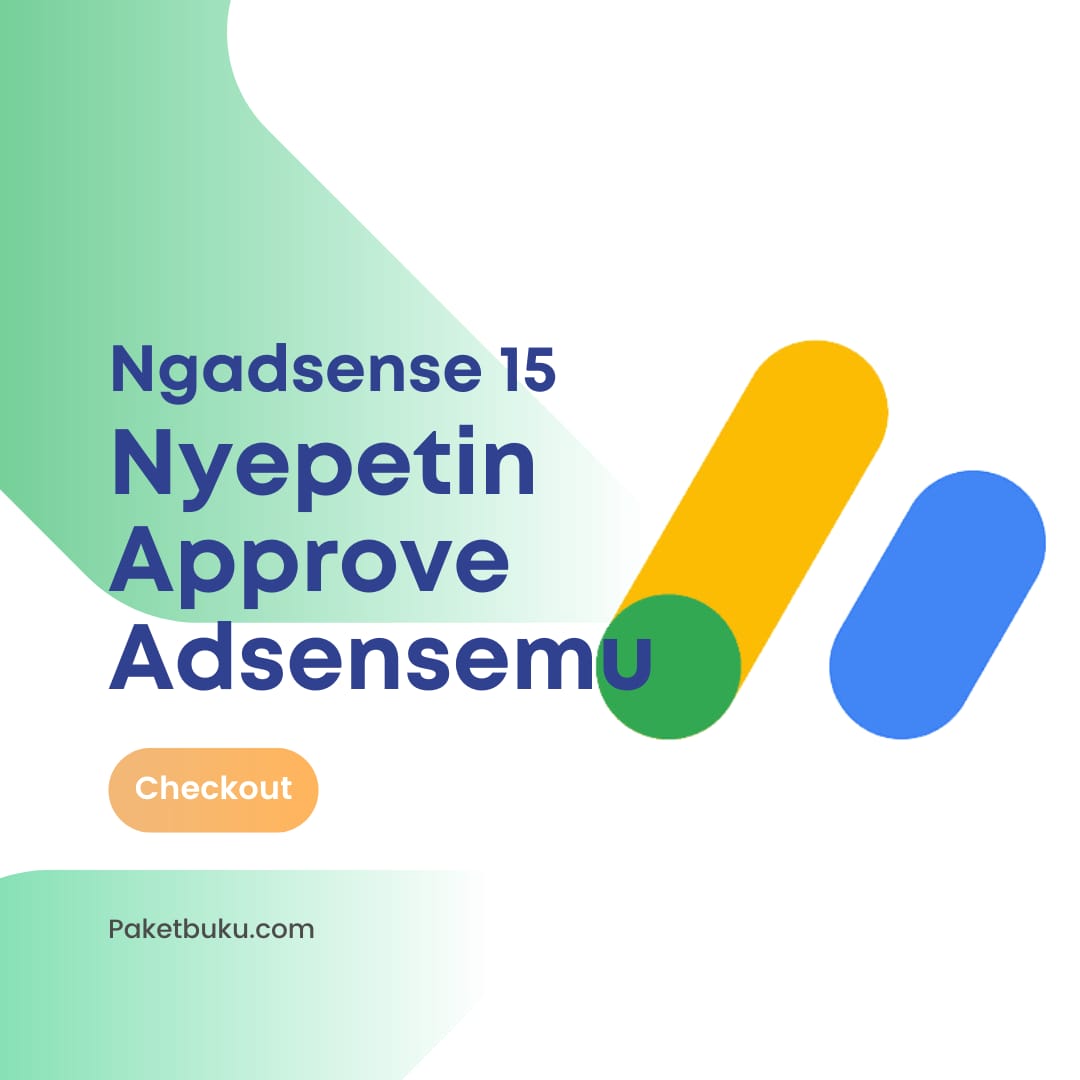 PAKET BUKU NGADSENSE 15 FULL UPDATE + Addon & Video
