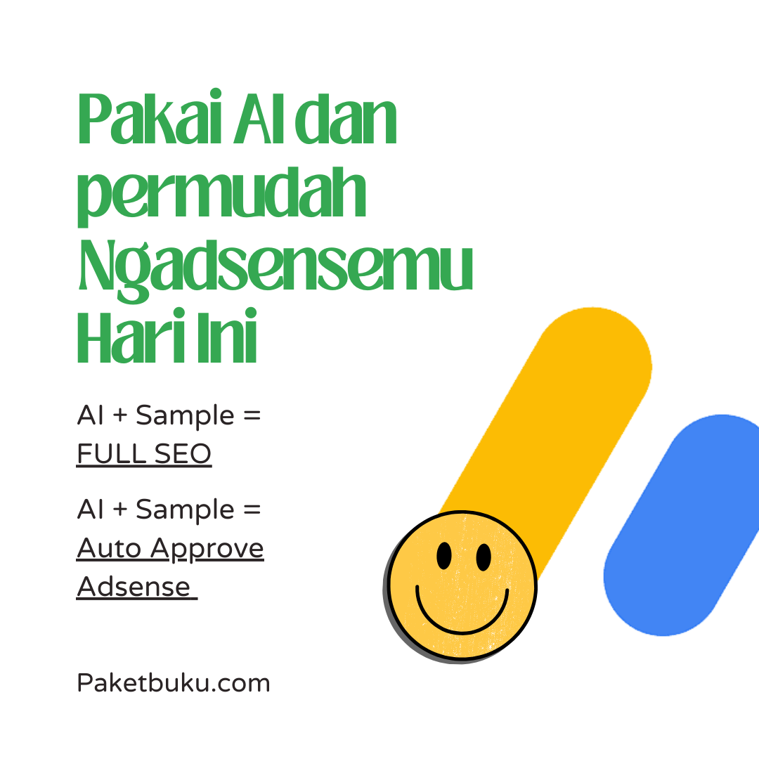 FLASH SALE! PAKET BUKU NGADSENSE 15 FULL UPDATE + Addon & Video