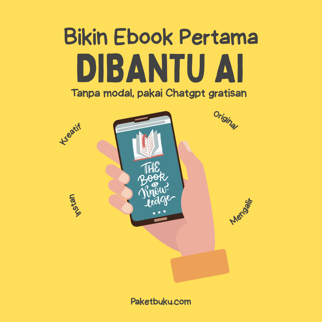 PAKET BIKIN EBOOK PERTAMA DIBANTU AI - Lifetime Update