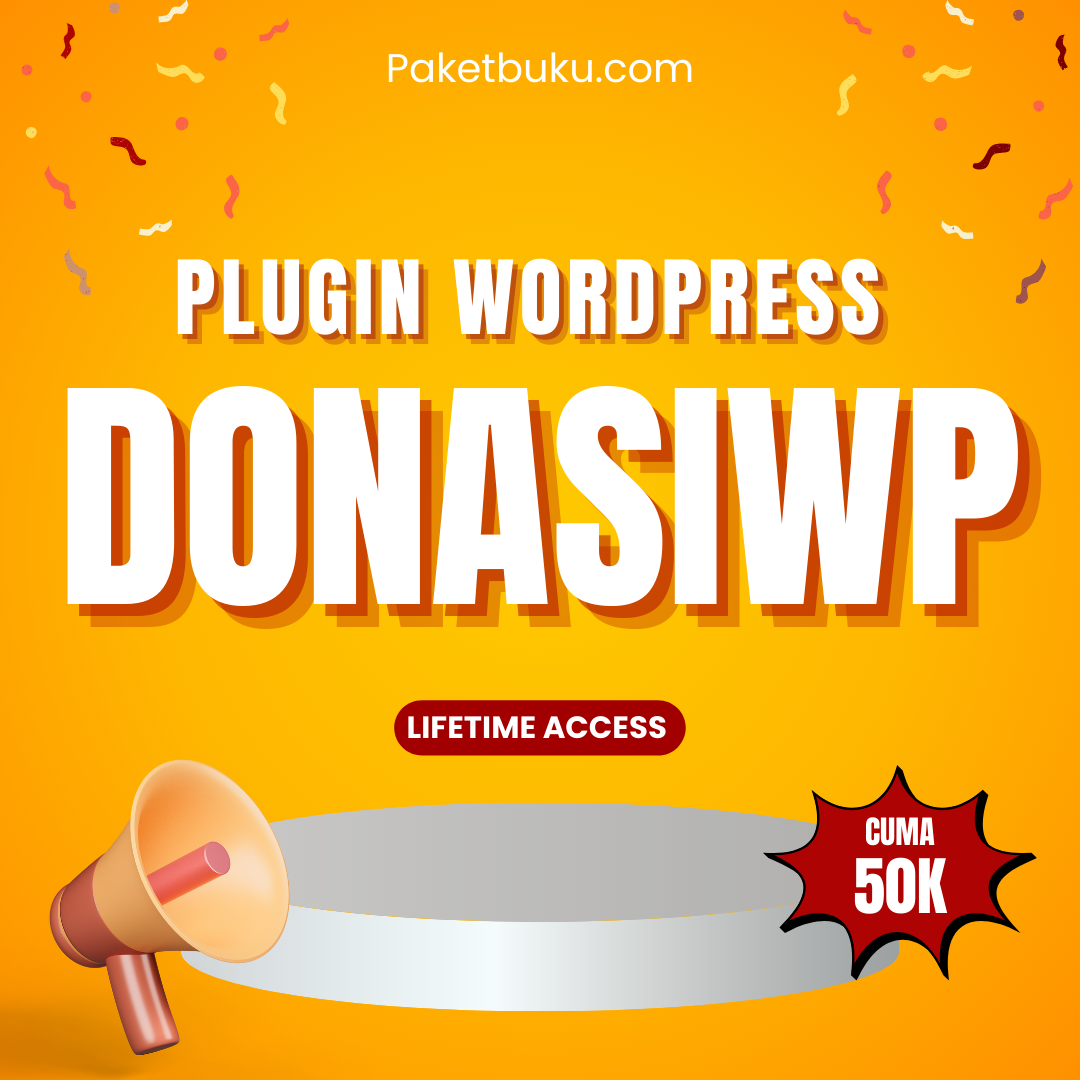 PLUGIN DONASIWP UNTUK WORDPRESS + LIFETIME UPDATE